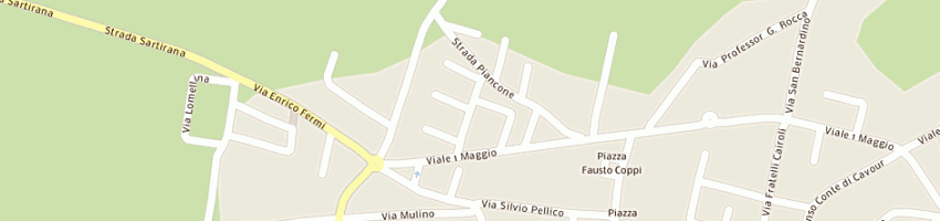 Mappa della impresa studio 7 (srl) a PAVIA