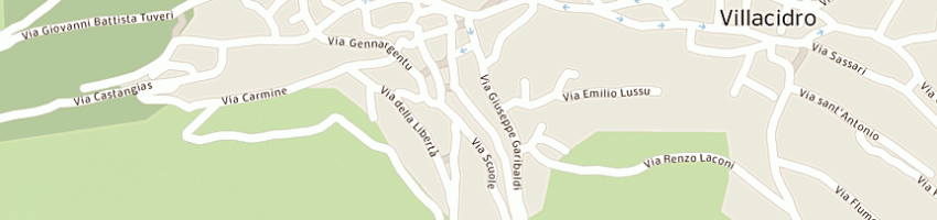 Mappa della impresa grecu barbarina a VILLACIDRO