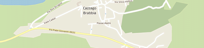 Mappa della impresa municipio a CAZZAGO BRABBIA