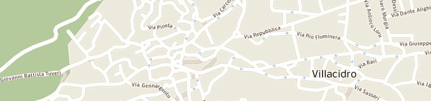 Mappa della impresa associazione pro loco a VILLACIDRO