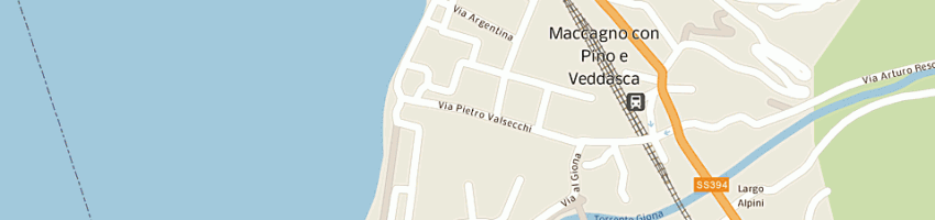 Mappa della impresa ambulatorio medico a MACCAGNO
