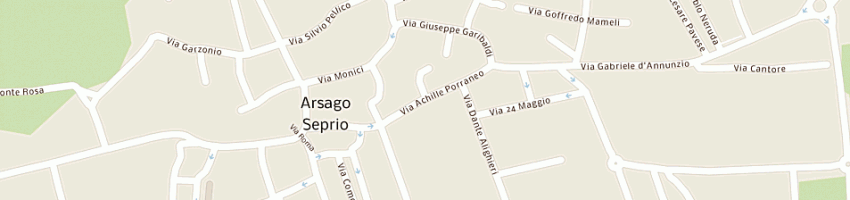 Mappa della impresa romagna travel srl a ARSAGO SEPRIO