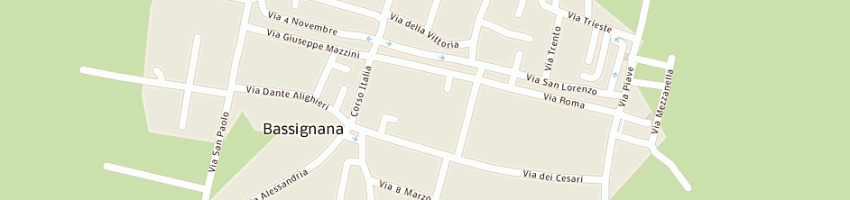 Mappa della impresa iachetta antonio a BASSIGNANA