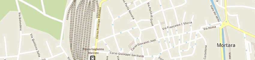Mappa della impresa righetti domenico a MORTARA