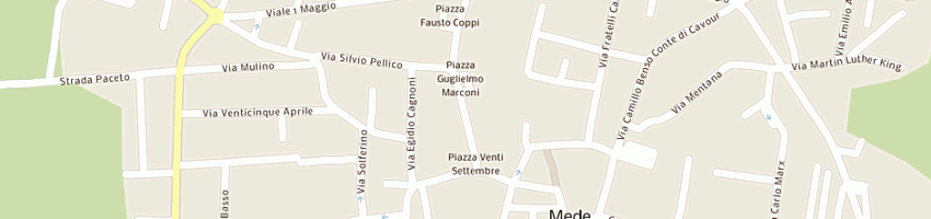 Mappa della impresa moro carlo a MEDE
