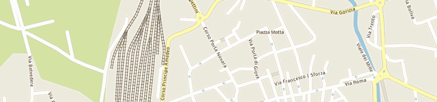Mappa della impresa greguoldo a MORTARA
