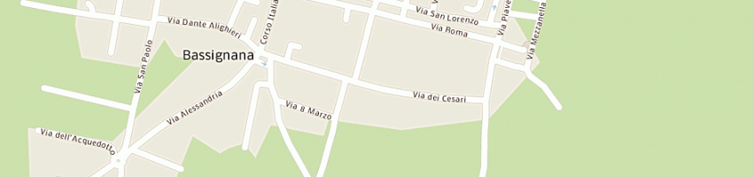 Mappa della impresa carabinieri a BASSIGNANA