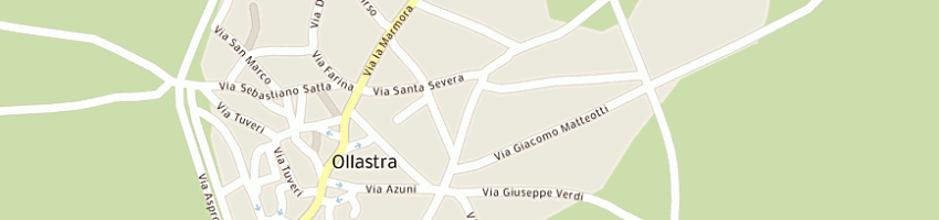 Mappa della impresa comune di ollastra scuola elementare a OLLASTRA