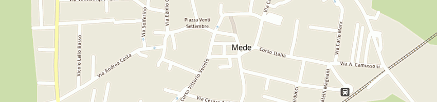Mappa della impresa padovan franco a MEDE
