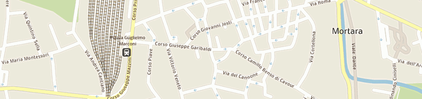 Mappa della impresa eco - tras 2000 a MORTARA