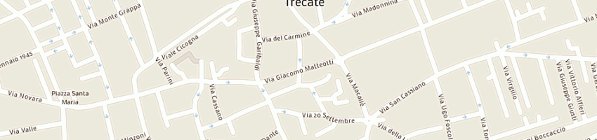 Mappa della impresa perone elena a TRECATE