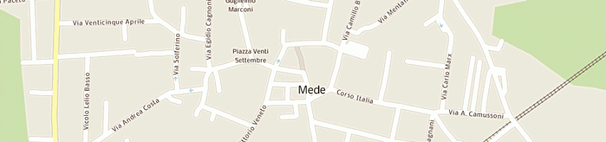 Mappa della impresa fotomoderna di de rosa anna maria e c sass a MEDE
