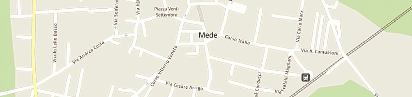 Mappa della impresa cbl spa a MEDE