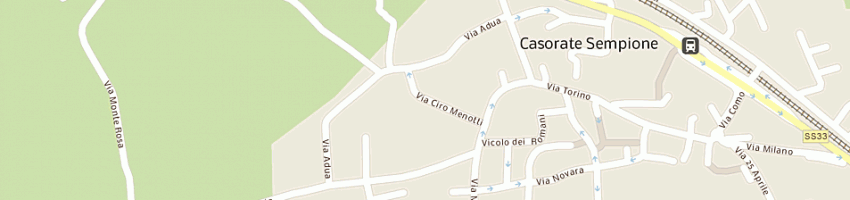 Mappa della impresa milani carlo emilio maurizio snc a CASORATE SEMPIONE