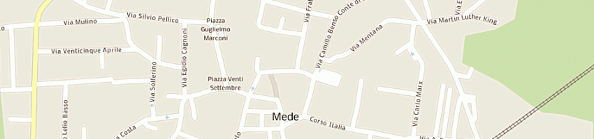 Mappa della impresa carenzio adriano a MEDE