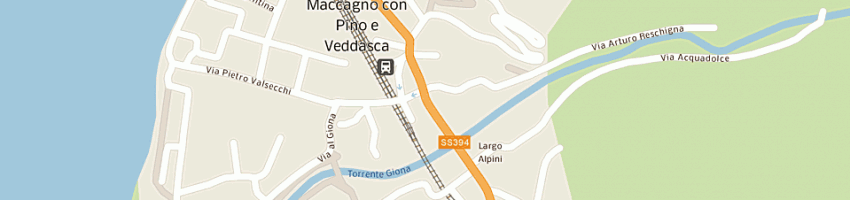 Mappa della impresa municipio a MACCAGNO