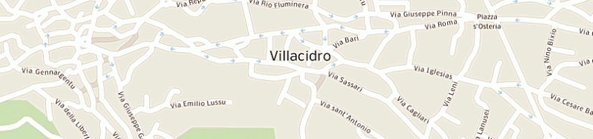 Mappa della impresa scano fabrizio a VILLACIDRO