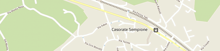 Mappa della impresa centro estetica essenza di faccini simona fosca a CASORATE SEMPIONE