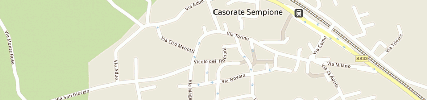 Mappa della impresa zoin silvano a CASORATE SEMPIONE