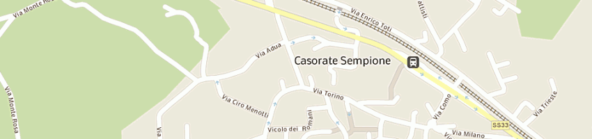 Mappa della impresa piscopo loredana a CASORATE SEMPIONE
