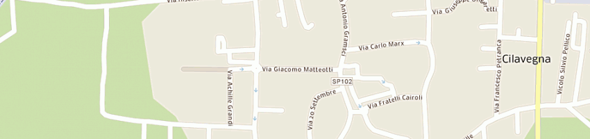 Mappa della impresa assicurazioni vercelli sas di vercelli marco e c a CILAVEGNA