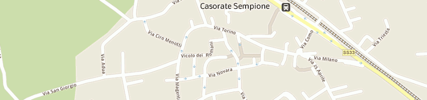 Mappa della impresa softek srl a CASORATE SEMPIONE