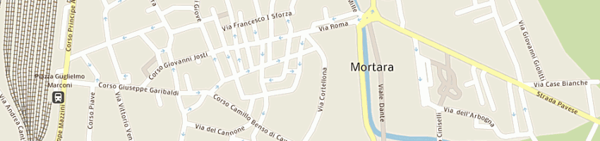 Mappa della impresa ubezio marco a MORTARA