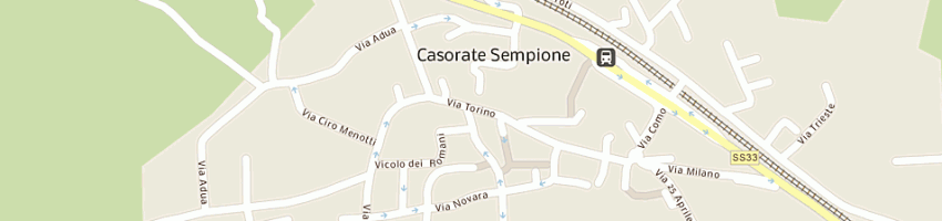 Mappa della impresa la moda di ottaviano luigina (snc) a CASORATE SEMPIONE