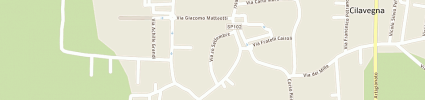Mappa della impresa casari riccardo a CILAVEGNA