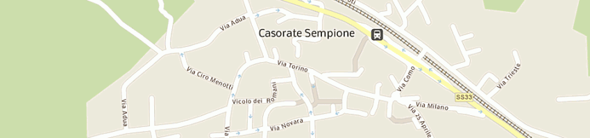 Mappa della impresa foto e graphia sas di claudio masat e c a CASORATE SEMPIONE