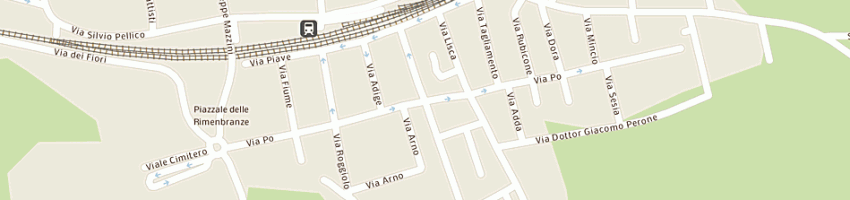Mappa della impresa tessitura giovanni viola (srl) a TRECATE