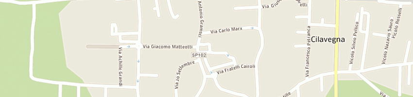 Mappa della impresa scuole elementare a CILAVEGNA