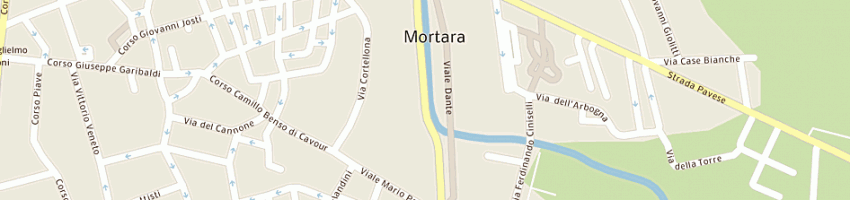 Mappa della impresa panificio giancarlo di livraga giovanna liliana e antononi carlo alberto snc a MORTARA