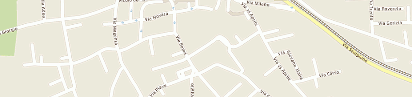Mappa della impresa associazione ippica cascina san gallo a CASORATE SEMPIONE