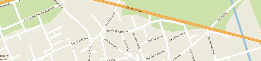 Mappa della impresa eurocar autoricambi sas di maggiori roberto e c a TRECATE