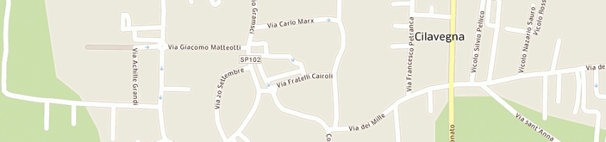 Mappa della impresa comune di cilavegna a CILAVEGNA
