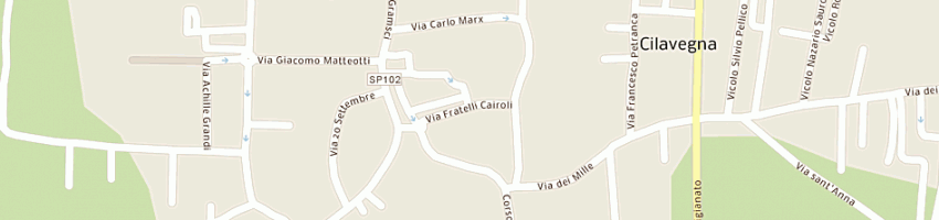 Mappa della impresa cilavegna case snc di rossi carlo e c a CILAVEGNA