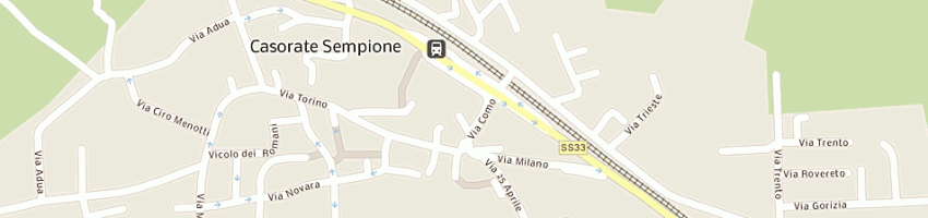 Mappa della impresa salmini santino a CASORATE SEMPIONE
