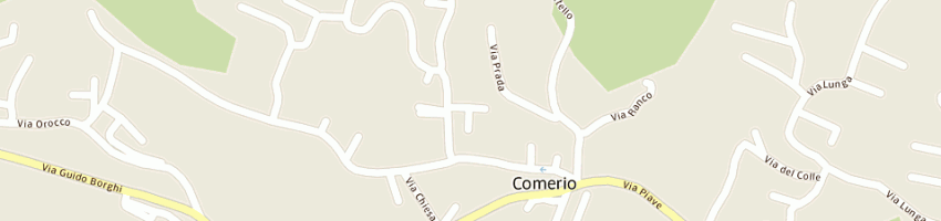 Mappa della impresa ossola gianenrico a COMERIO