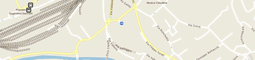 Mappa della impresa electronic center di caria carlo a LUINO