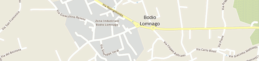 Mappa della impresa ilaser srl a BODIO LOMNAGO