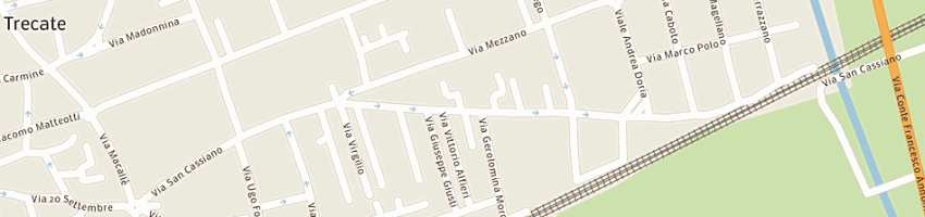 Mappa della impresa liquigas spa a TRECATE