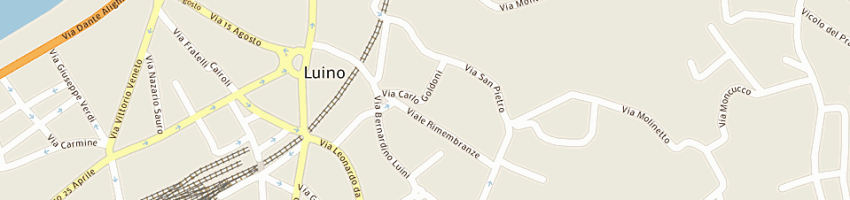 Mappa della impresa associazione nazionale alpini a LUINO