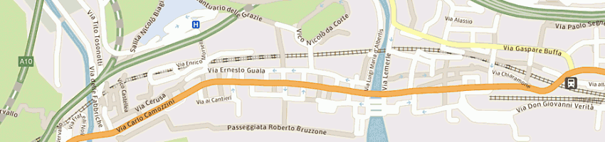 Mappa della impresa lupi enrico a GENOVA