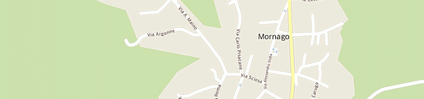 Mappa della impresa mornago textiles (spa) a MORNAGO