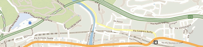 Mappa della impresa scuole pubbliche comunali materne a GENOVA