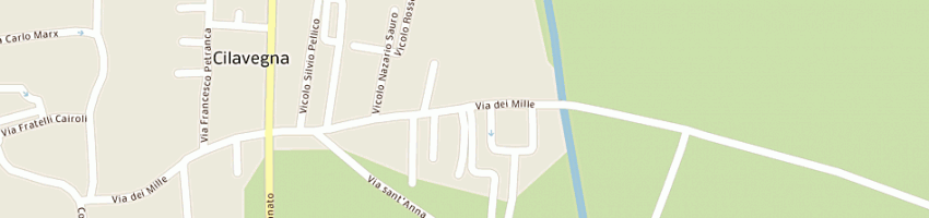 Mappa della impresa crepaldi fratelli a CILAVEGNA