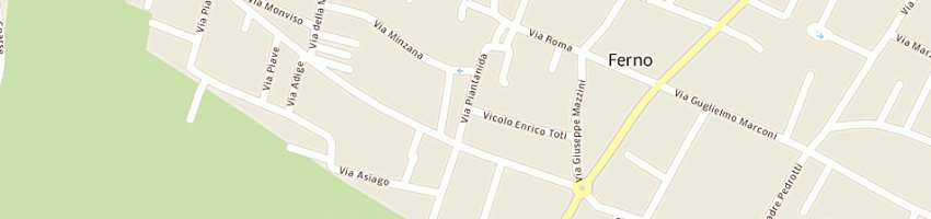 Mappa della impresa pivato gianni a FERNO