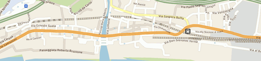 Mappa della impresa b e b logistic srl a GENOVA