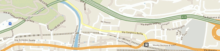 Mappa della impresa bruzzone a GENOVA